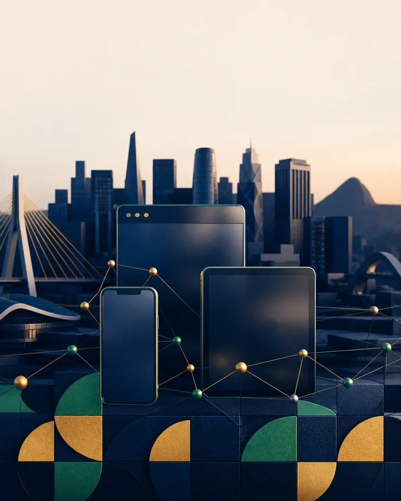 Navegação móvel em contexto brasileiro com rede e dispositivos